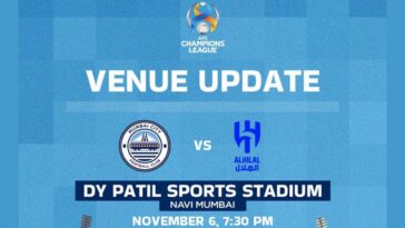 AFC Champions League 2023-24: Mumbai City FC’s home fixture against Al Hilal shifted to Navi Mumbai from Pune