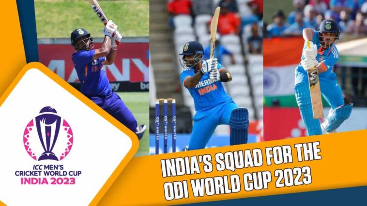 BCCI announces India’s squad for ICC ODI World Cup 2023; KL Rahul included; Sanju Samson misses