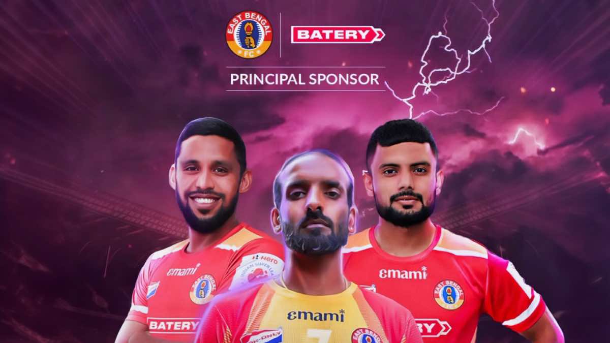ISL 2023-24: East Bengal FC onboards BATERY as Principal Sponsor