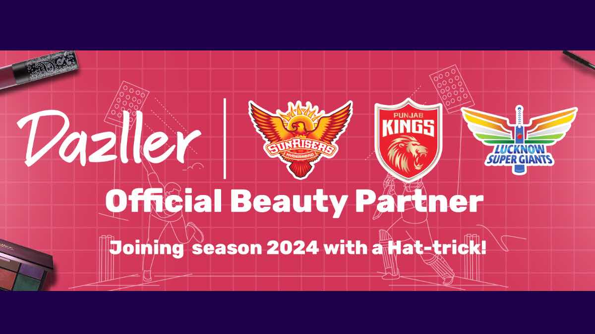 IPL 2024: Dazller becomes Official Beauty Partner of Punjab Kings, Sunrisers Hyderabad and Lucknow Super Giants