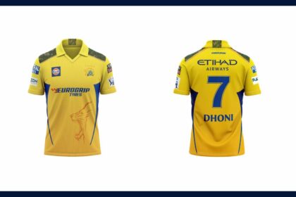 Chennai Super Kings unveil jersey for IPL 2024