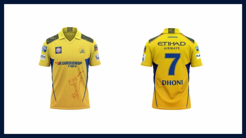 Chennai Super Kings unveil jersey for IPL 2024