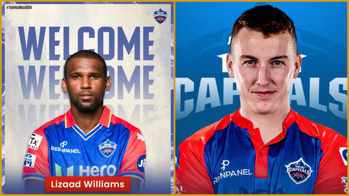 IPL 2024: Lizaad Williams joins Delhi Capitals as a replacement for Harry Brook