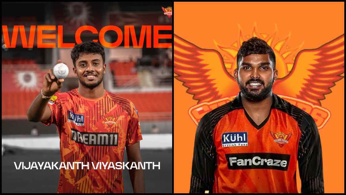 IPL 2024: Vijayakanth Viyaskanth replaces Wanindu Hasaranga for Sunrisers Hyderabad